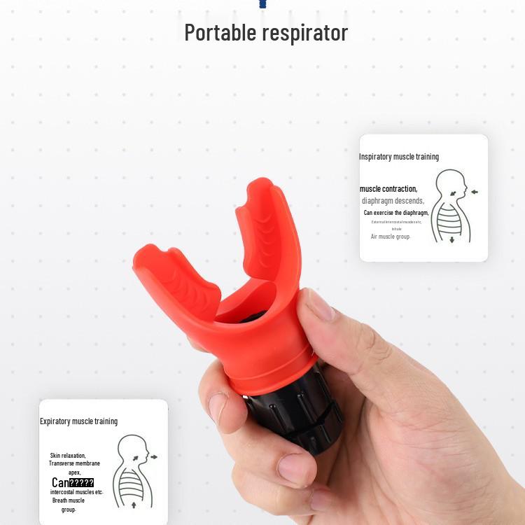 Portable Adjustable Resistance Fitness & Breathing Trainer