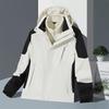 Unisex 3-in-1 Detachable Jacket Set: Hooded Warm Sports Coat for Autumn and Winter