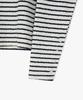 Peullojeulum Stripe Noise Henleyneck Black