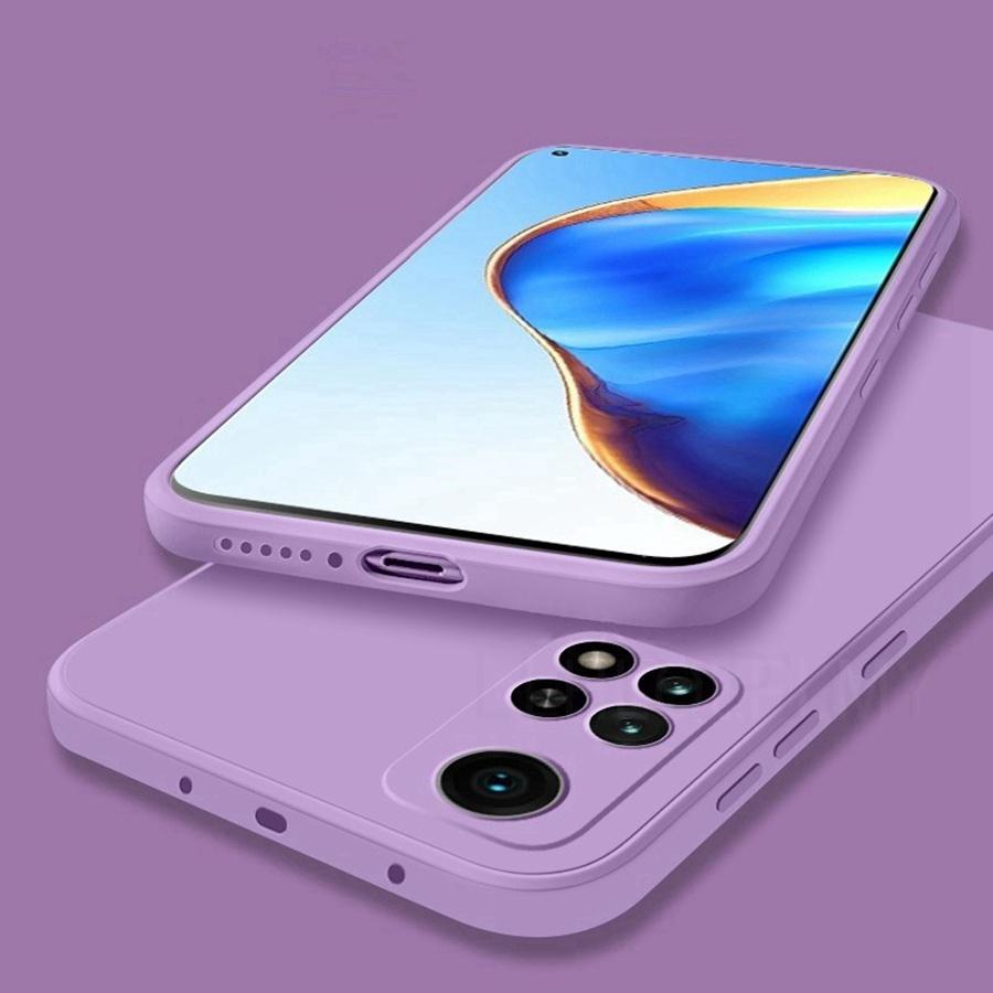 Square Liquid Silicone Soft Case For Xiaomi Redmi Poco Samsung Galaxy A21S A31 A51 A71 iPhone 16 7 8 11 12 13 14 15 16E Full Covers Protection Cover