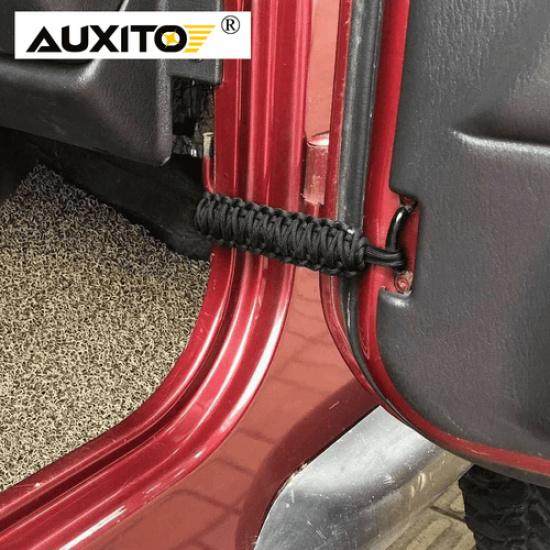 

2PCS Car Door Limiting Straps Belt Set Accessories For Jeep Wrangler JKYJTJCJ