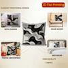 2D Abstract Black & White Patterned Pillow Covers Pattern Cushion Cover Suitable For Sofa Bedroom Car Pillow Cover