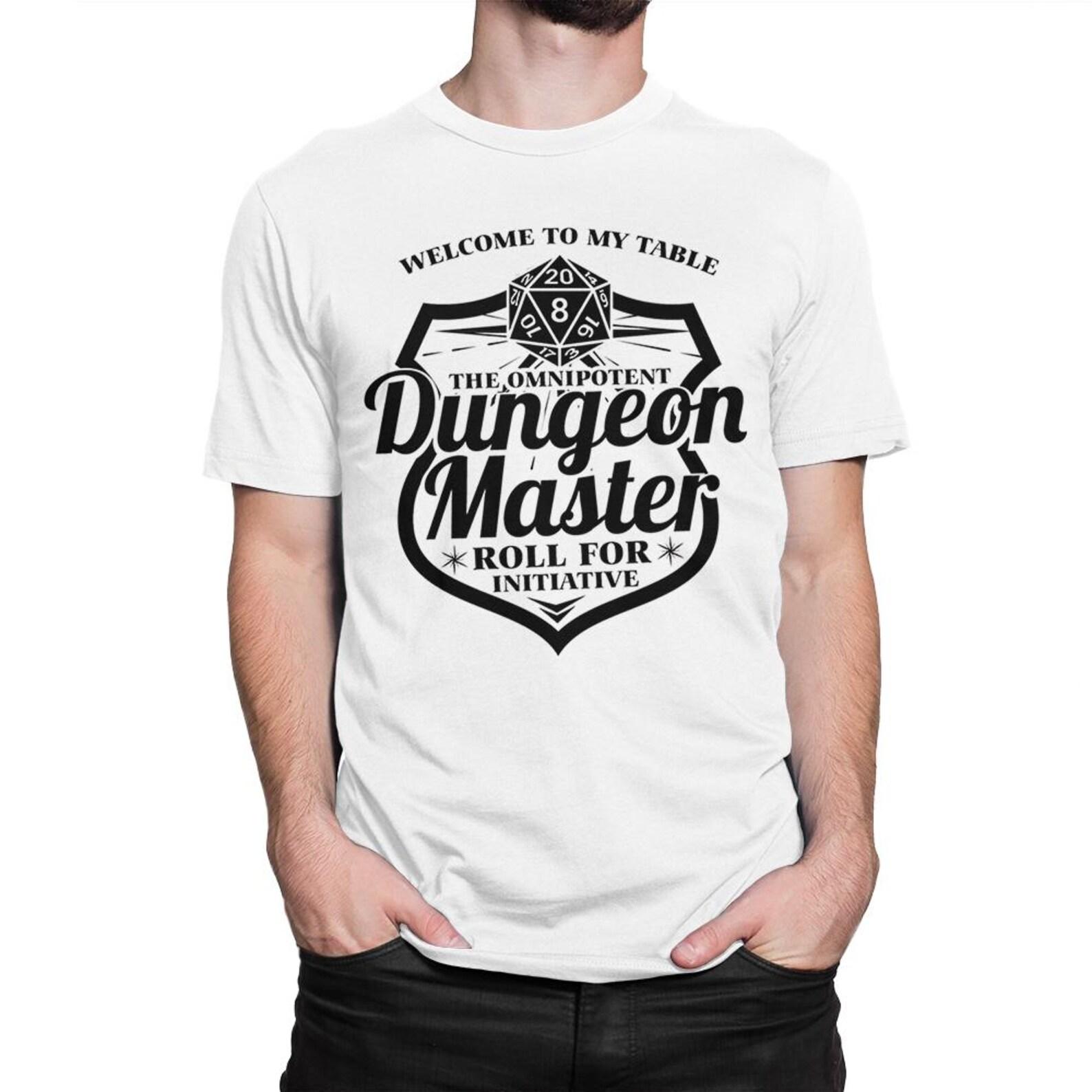 Dungeon Master Roll for Initiative T-Shirt, Dungeons and Dragons Shirt, Men s Women s Sizes S