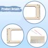 Weaving Loom Kits Hand Knitting Tools Easy Carrying Handicraft Multiuse Portable