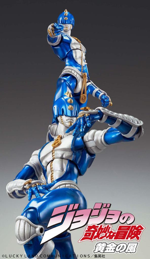 Super Action Statue "JoJo's Bizarre Adventure Part 5" "S.F." Approximately 160mm tall, painted, articulated figure made of PVC, ABS, and nylon.