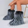 Winter Women Boots Luxury Comfortable Fashion Shoes for Women 2025 New Outdoor Fluffy Faux Fur Boots Woman Plush Warm Snow Boots