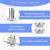 New Aluminium Alloy Electrical Fence Connector High Strength Corrosion Resistant Wire Join Clamp Electric Fence Wire Clamp