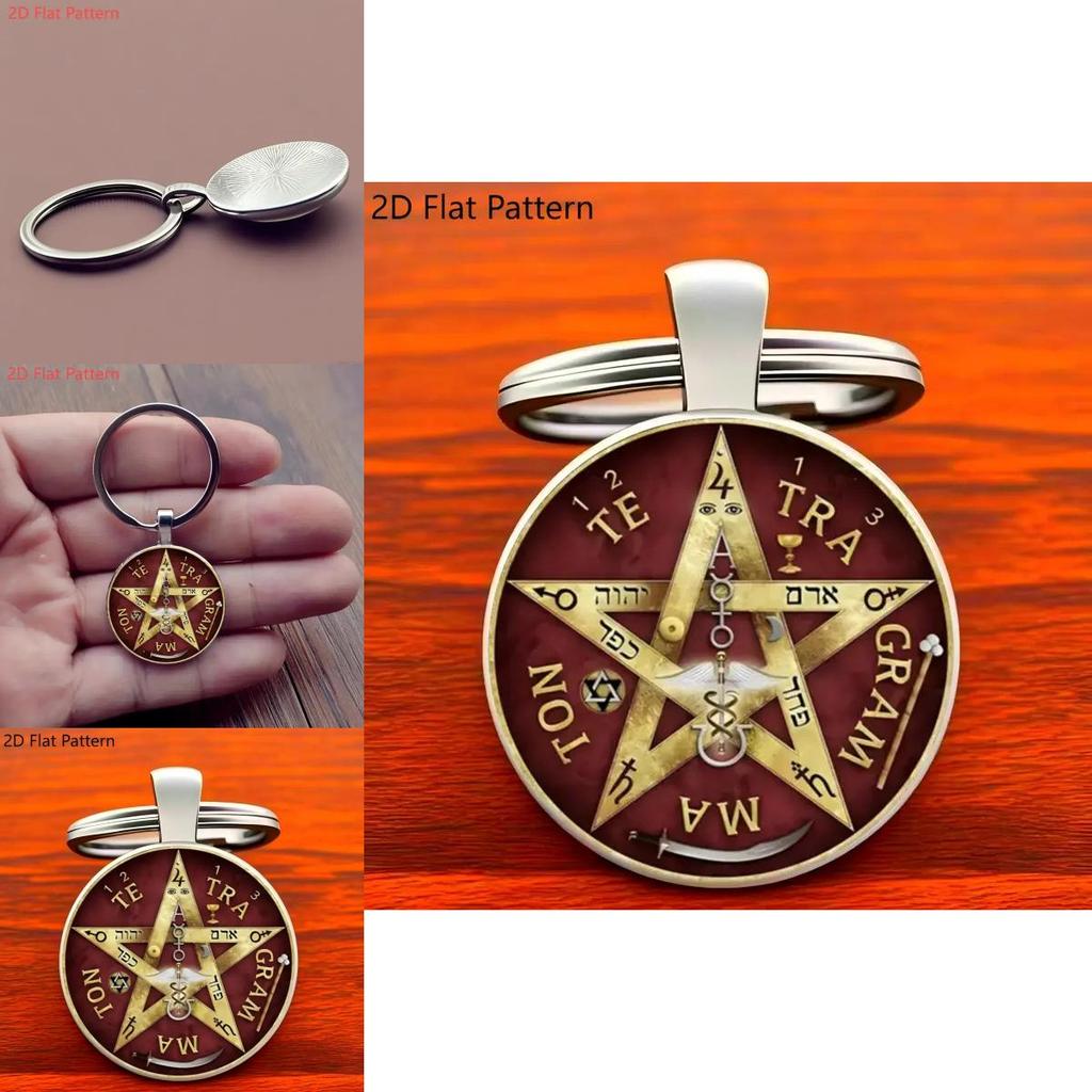 Five Pointed Star Pendant Keychain With Elegant Chinese Style For Festive Occasions And Promotions