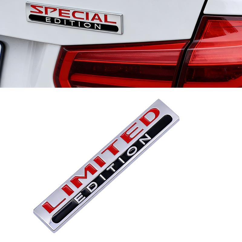 3D Metal SPECIAL EDITION Car Decoration Sticker For Car Modification LIMITED EDITION Accessories