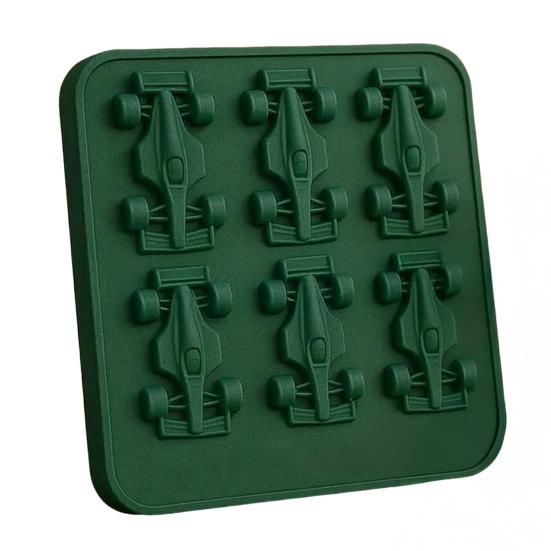 Racing Car Ice Mold Silicone Ice Tray for Whiskey Cocktails Juice BPA-Free Freezer Safe Family Gathering Essential