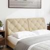 VidaXL Headboard Cushion Cream 120 Cm Fabric 4019217