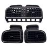 yaocass-2  Black Matte Central Dashboard Central Air Outlet Vent For Polo 2011 2012 2013 6RD819728 6RD 819 728