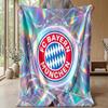 FC Bayern München Thema Decke Weiche Flanelldecke Plüsch Überwurfdecke Gemütliche Sofa Bett Decke für Heimdekoration