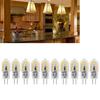 10PCS 12V Bi Pin Bulbs 1.2W LED Light Bulb Easy Halogen Replacement Bulbs  Ceiling Lamps