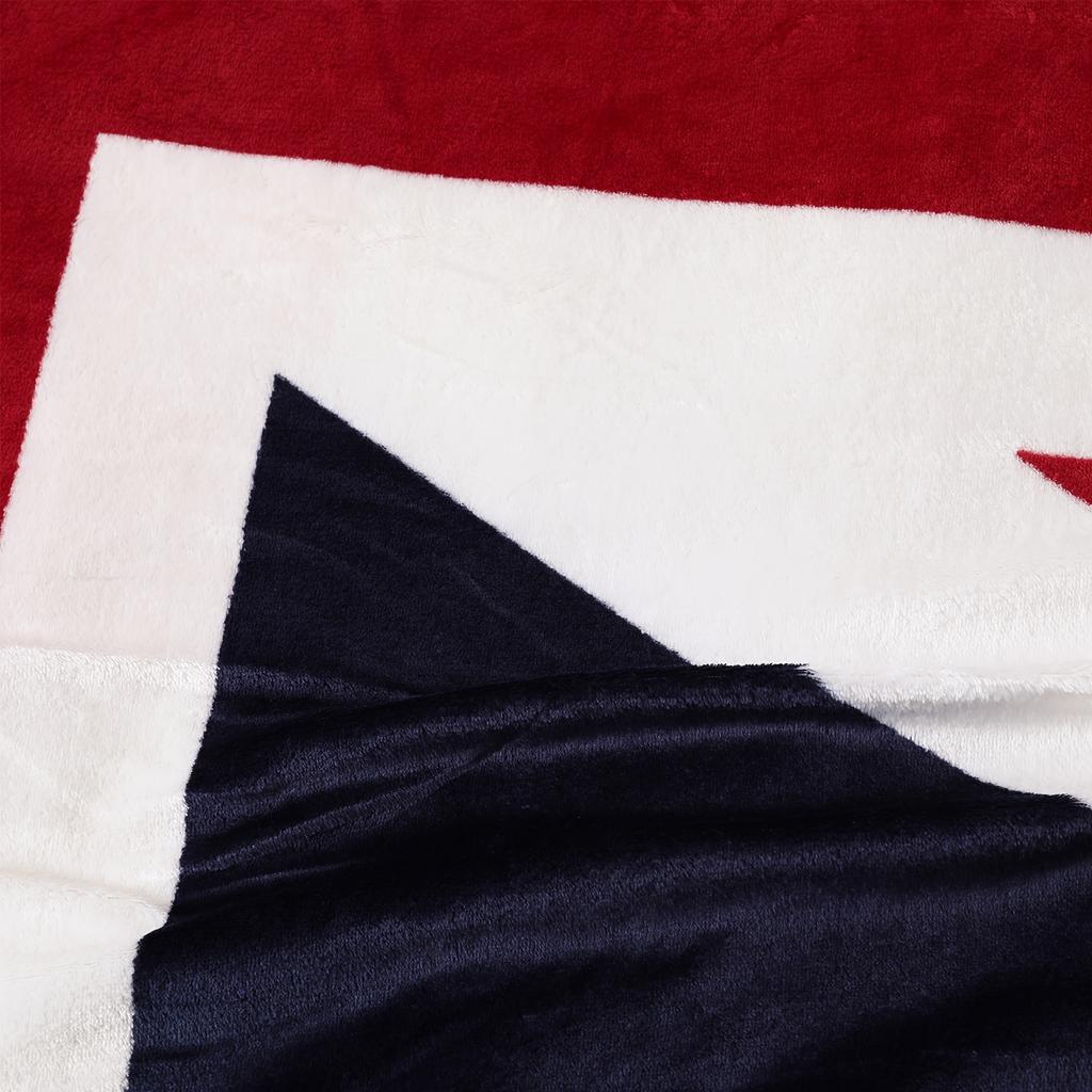 1pc British style flag patterned blanket, warm sofa blanket, office camping blanket, holiday creative gift