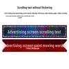 Outdoor Waterproof P10 LED Display Module: Surface Mount Red Scrolling Text Screen