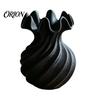 3D Printed Plant Holder Spiral Wave Vase, Minimalist Flower Holder, Decorative Vase for Fresh Stable Wide Base or Dried Flowers, Artistic Desktop