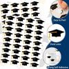 Runtowo 10 Sheets Graduation Cap Label Graduation Thank You Stickers Graduation Envelope Seals Graduation Gift Bag Stickers