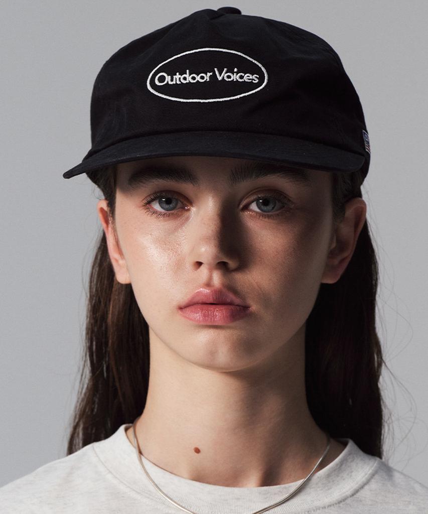 Ausdoeoboiseu Oval Logo 5P Cap (Black)