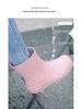 Chic Non-Slip Women's Rain Boots: Short-Tube Waterproof Rubber Shoes for Outdoor and Kitchen Use