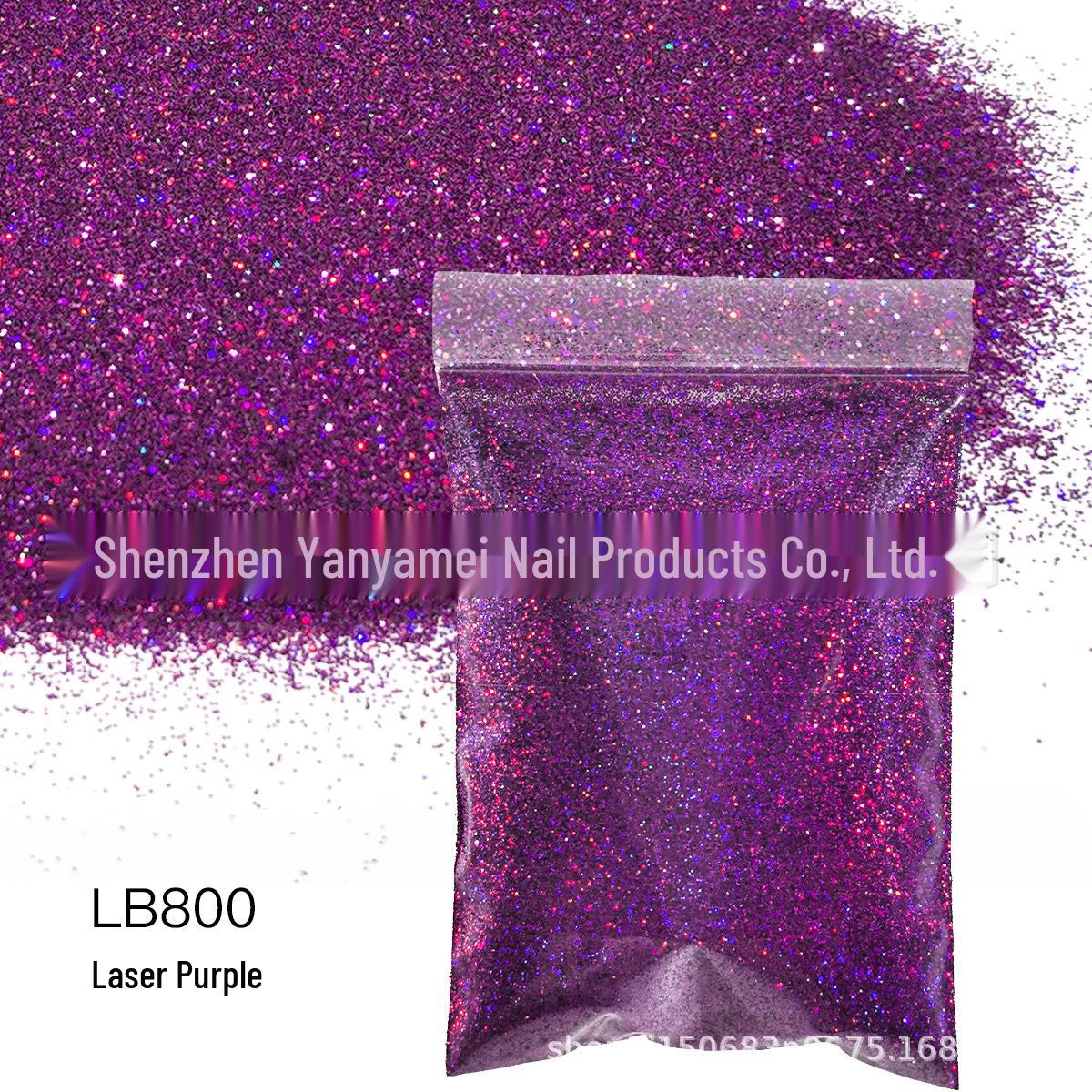 0.2MM Iridescent Ultra-Fine Laser Glitter Powder for Nail Art, DIY Slime, and Colorful Aurora Sequins. 5g