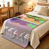Anime L-Little Amelie Throw Blankets Soft Warm Flannel Blanket Bedding For Bed Living Room Home Sofa