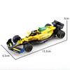 (Bagged) 1.43 Alloy Model Racing Car Toy, Exquisite Formula Alloy Pullback Racing Car, Children's Toy, Best Birthday Gift.