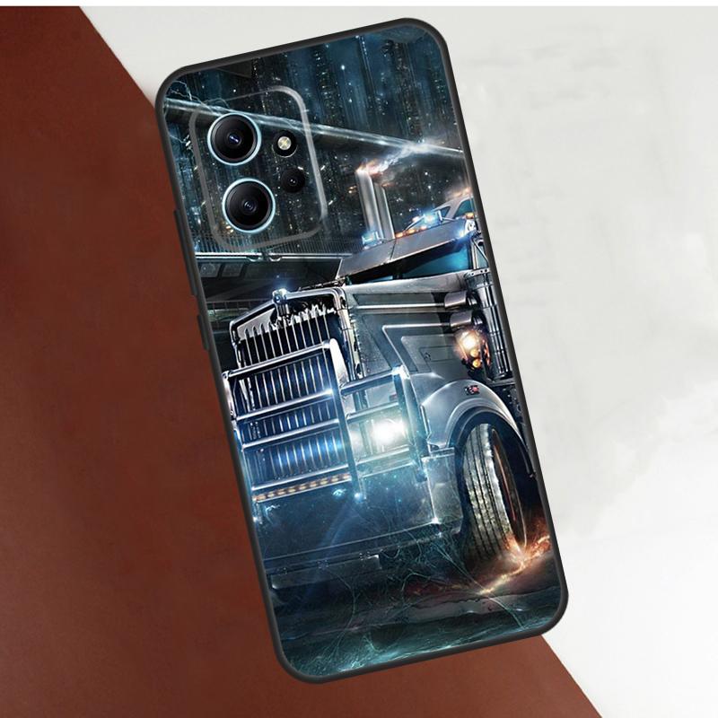 Cool Heavy Truck Car Case For Xiaomi Redmi Note 14 13 9 10 11 12 15 Pro Plus Cover For Redmi 15 C 13C 12C 10C 14C
