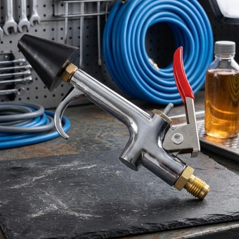Climate Control Cleaning Parts Car Air Conditioner-A/C Line Set Flush Tools One-Hand Control & Cleaning Tool Air Hose Nozzle