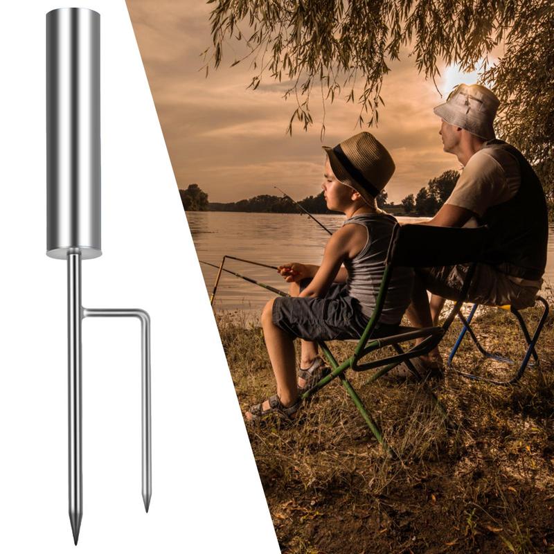 Držáky zemních tyčí pro rybolov Držák rybářských prutů Zápich do země Zemní podpora Stojan na rybářské pruty Přenosný Držák mořských prutů