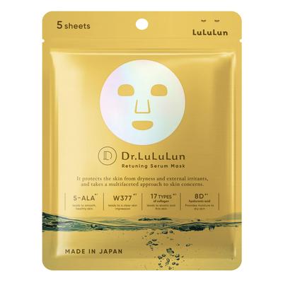 LuLuLun LuLuLun Retuning Serum Mask Water Face Pack Sheet Mask Dr. (Clear Film) 5-Pack