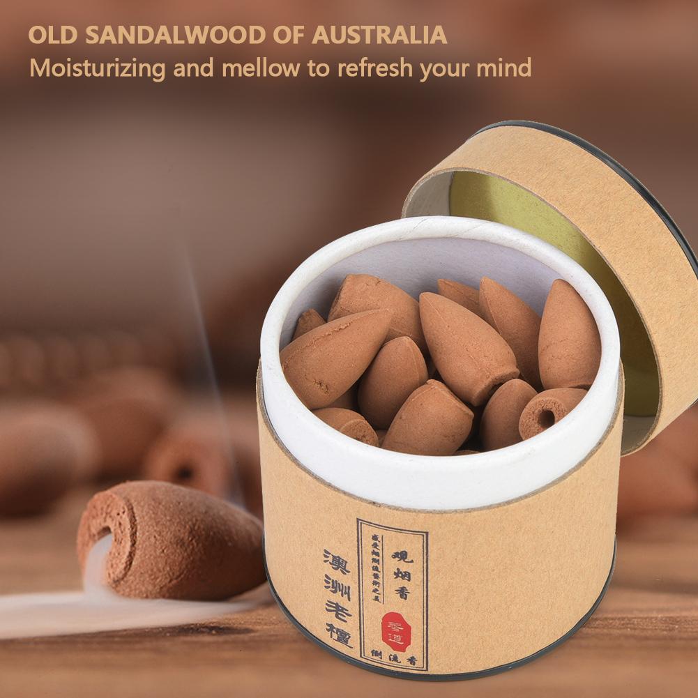 Short Back Flow Smoke Flow Fragrant Grain Sandalwood for Domestic Interior Use(Sandalwood)