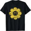 Smiling Flower Cute Smile Sunshine Face Yellow Vintage Retro Men Women Kids T-Shirt