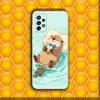 Cute Sea Otter  Phone Case Silicone For Samsung S30,23,21,22,20 FE lite,S10,9,PIus Note20ultra Soft Transparent