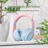 Children's Cute Cat Ear Bluetooth Headphones: Over-Ear Headset for Music, Online Classes, Live Streaming, and Esports with Creative 5.3 Design