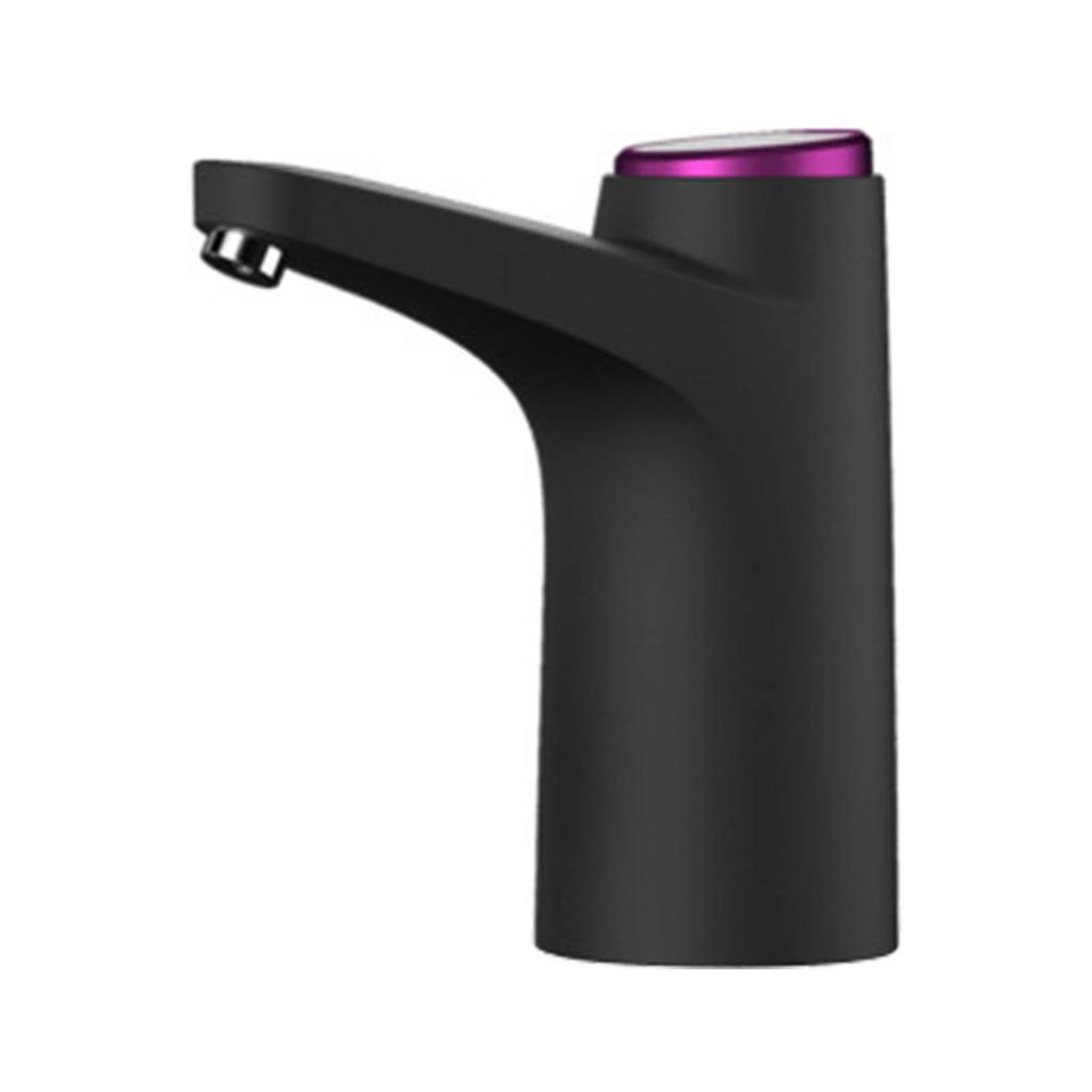 Water Bottle Dispenser BPA Free Quiet 4W 1200mAh Battery Portable Automatic Drinking Water Pump for Home Office Black