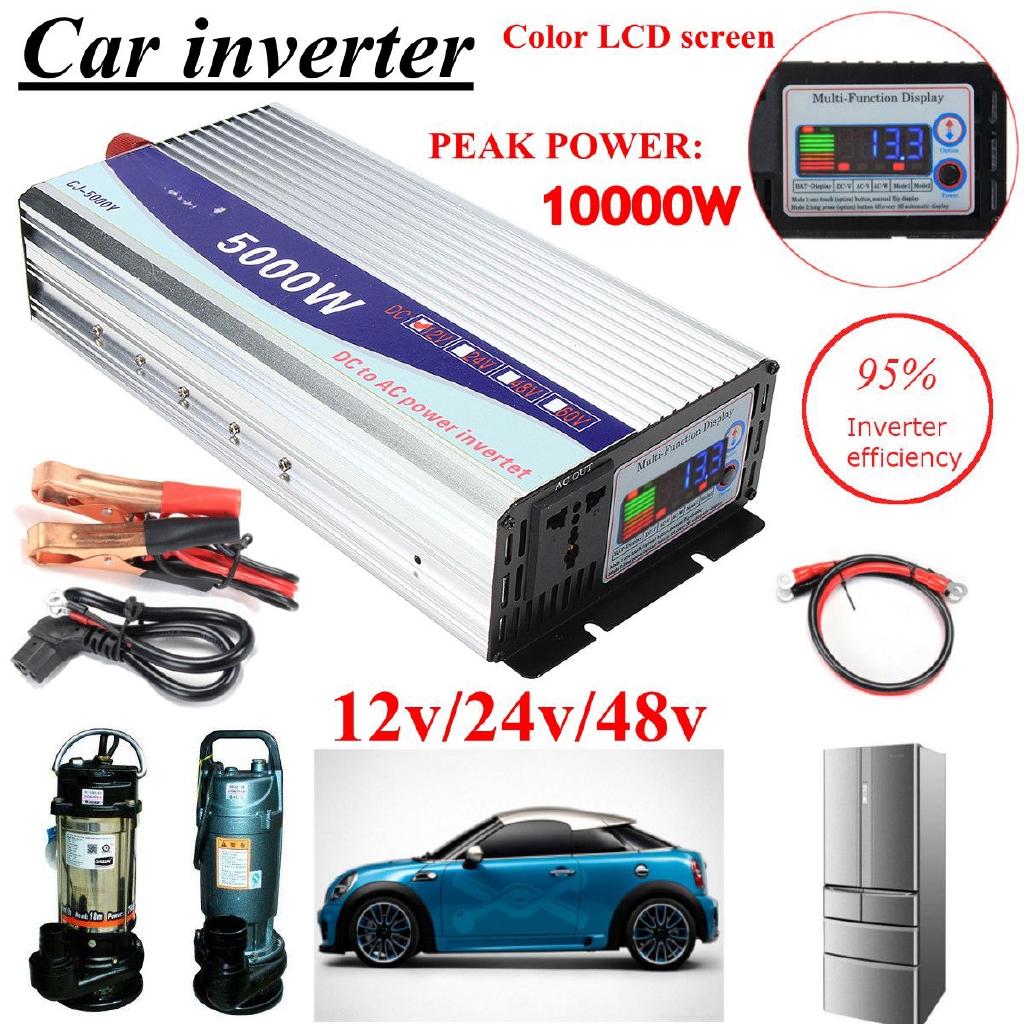10000W Inverter peak VoltageTransformer 12V/24V/48V Modified Sine Wave Power Voltage transformer Inverter Converter 33*15*7.5cm