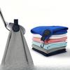 1Pc round Golf Towel with Magnetic Suction Waffle Design Strong Magnetic Sports Towel Embroidered/Printed for Christmas