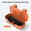 Car Visor Clip-On Storage Eyewear Case with Box Sun Visor Push-Open Cover Dustproof