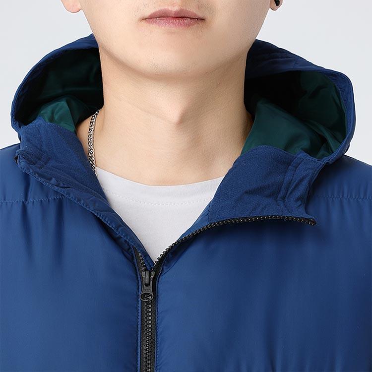Nike LeBron Solid Color Zip-Up Hooded Down Jacket Men Outerwear Coastal-Blue CK6774-490