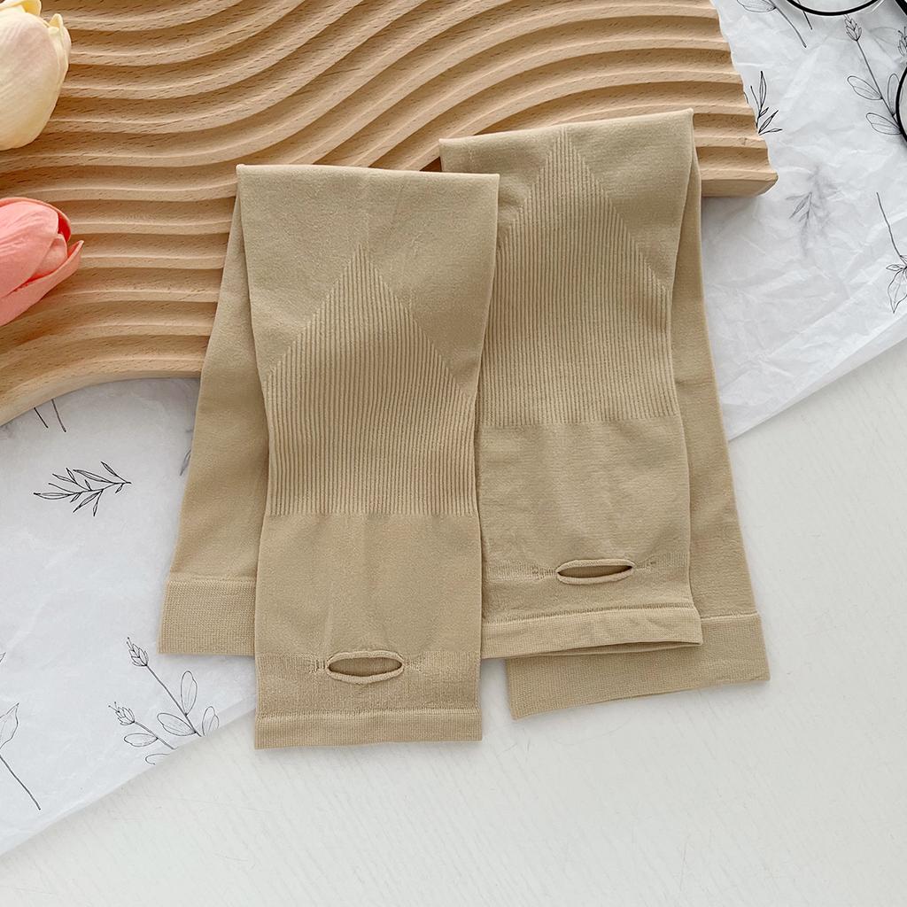 Summer Solid Color Sunscreen Sleeves Women'S Ice Sleeves Uv Protection Outdoor Loose Gloves Thin Breathable