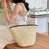 New high-end straw bag women's large-capacity hand-woven bag seaside vacation beach bag casual women's bag