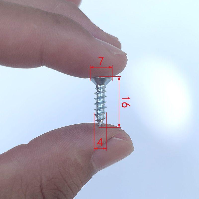 High-Strength Phillips 1022A Self-Tapping Wood Screws, Blue-White Zinc, M4/M5 for Curtain Installation and Woodworking.