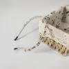 3 retro Hong Kong-style crystal hairbands. Exquisite and elegant, practical for face washing and daily wear.