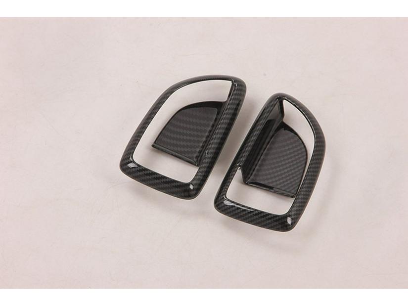 2020 H-1/GRAND STAREX - ABS Black Carbon Fiber Interior Door Handle Trim
