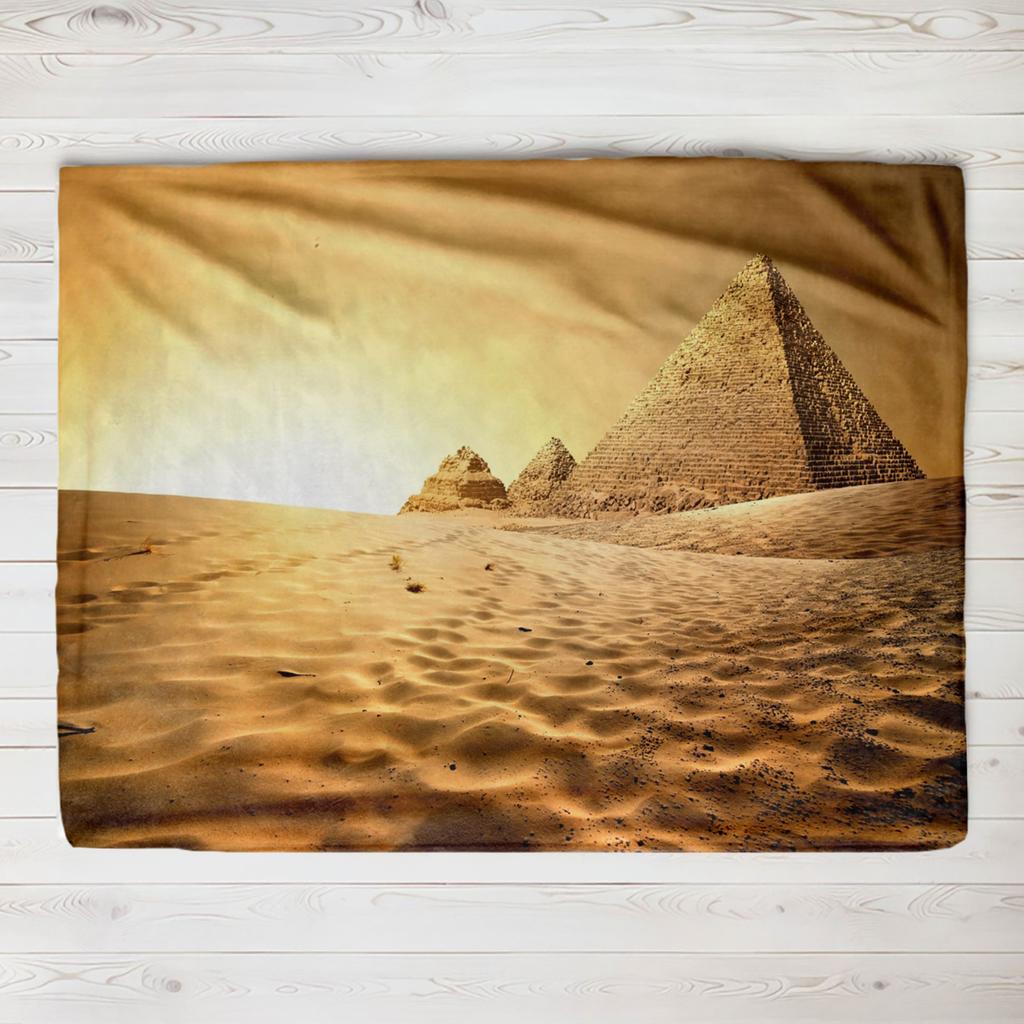 Ancient Egyptian Civilization Thin Blanket The Ancients Daily Printed Warm Throw Blanket for Sofa Bedroom Office Plush Quilt