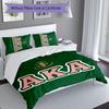 3pcs AKA Logo5 Pattern Bedding Set Duvet Cover Set Includes Duvet Cover &pillowcases, Perfect All Season Bedroom Decoration & Gift