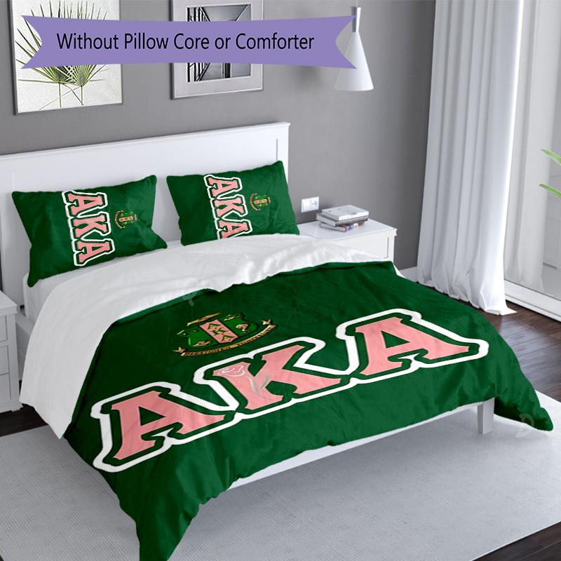 3pcs AKA Logo5 Pattern Bedding Set Duvet Cover Set Includes Duvet Cover &pillowcases, Perfect All Season Bedroom Decoration & Gift