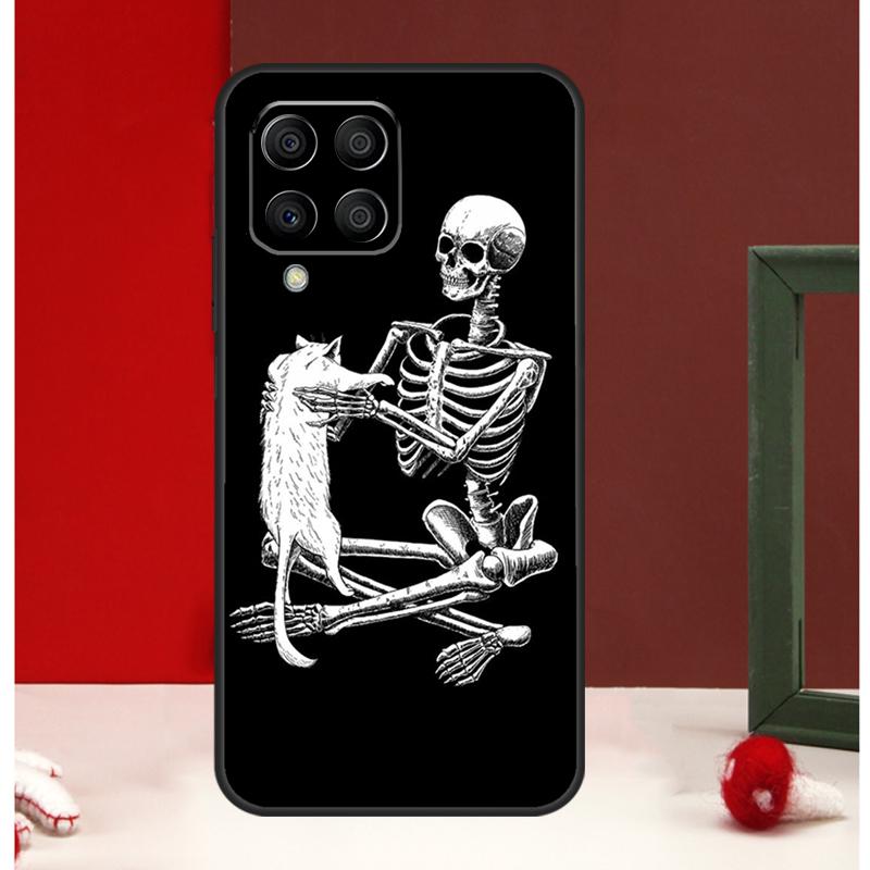 Trippy Skeleton Case For Samsung Galaxy M56 M36 M16 M31 M21 M13 M33 M53 M15 M35 M55 M12 M32 M52 M14 M34 M54