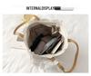 Women's Retro One-Shoulder Lace Hollow Handbag - Large Capacity, Light Luxury Vacation Tote